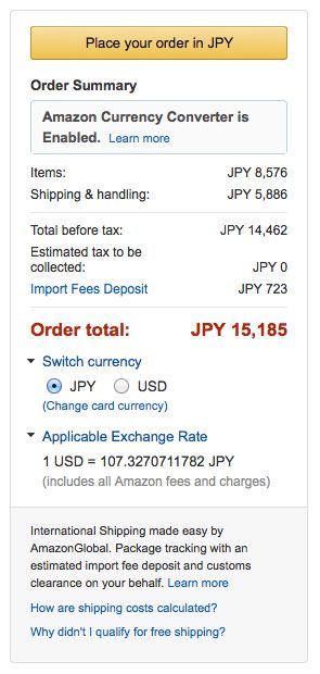 Amazon Currency Converter 円ドル切り替え Amazon Currency Converter 円ドル切り替え
